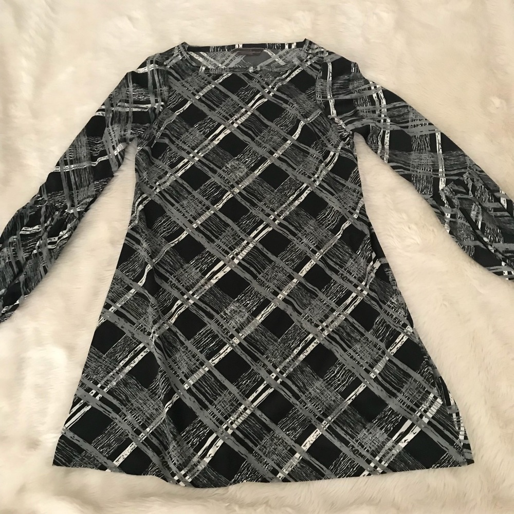 To the Max Black and White Dress